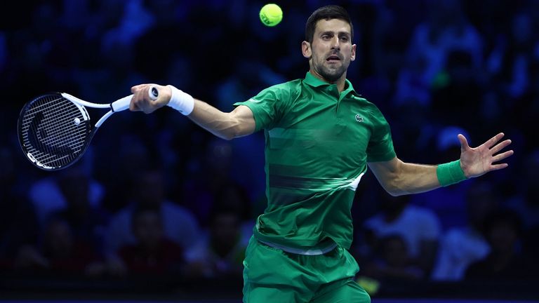 Novak Djokovic konnte den Auftakt in Turin erfolgreich gestalten.