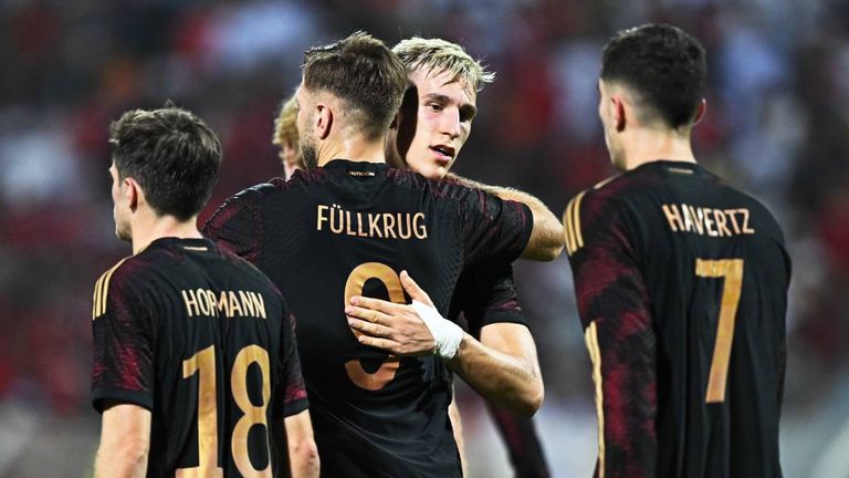 Niclas Füllkrug war der einzige Lichtblick des DFB-Teams.