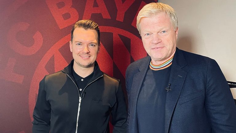 Sky-Reporter Florian Plettenberg traf Bayern-Boss Oliver Kahn zum Interview in München.