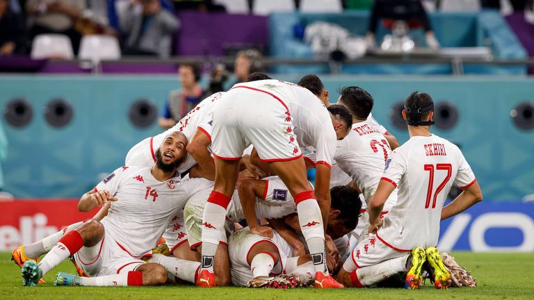 Tunesien schied trotz eines Sieges gegen Frankreich aus der WM 2022 aus.