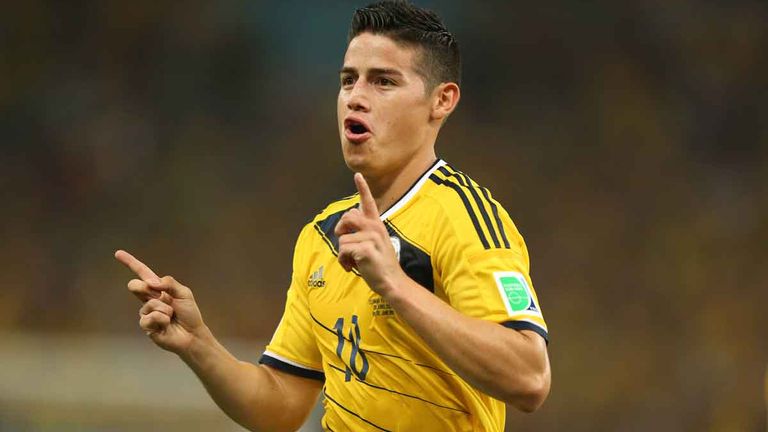 James Rodriguez war bei der WM 2014 mit sechs Treffern Torschützenkönig..