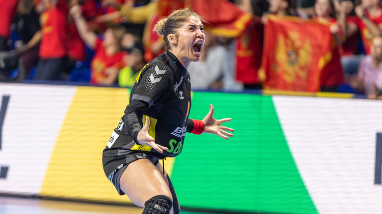 Jovanka Radiceviv und Montenegro stehen im Halbfinale der Handball-EM.