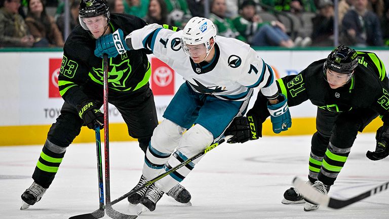 Nico Sturm hat mit den San Jose Sharks einen Sieg eingefahren.