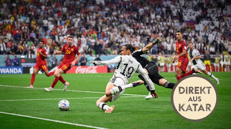 Für Leroy Sane hat die WM gegen Spanien erst richtig begonnen.