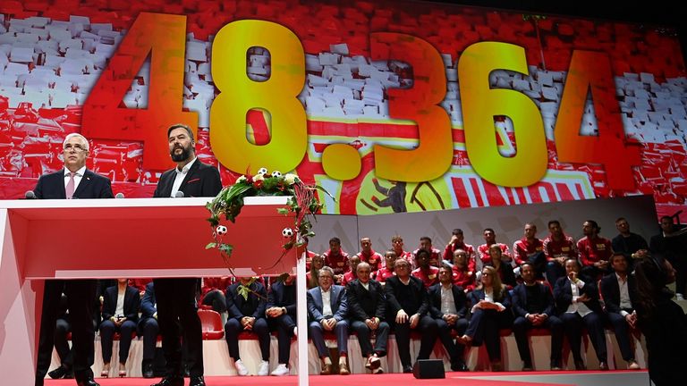 Auf der Mitgliederversammlung von Union Berlin präsentierten die Unioner neue Rekordzahlen.