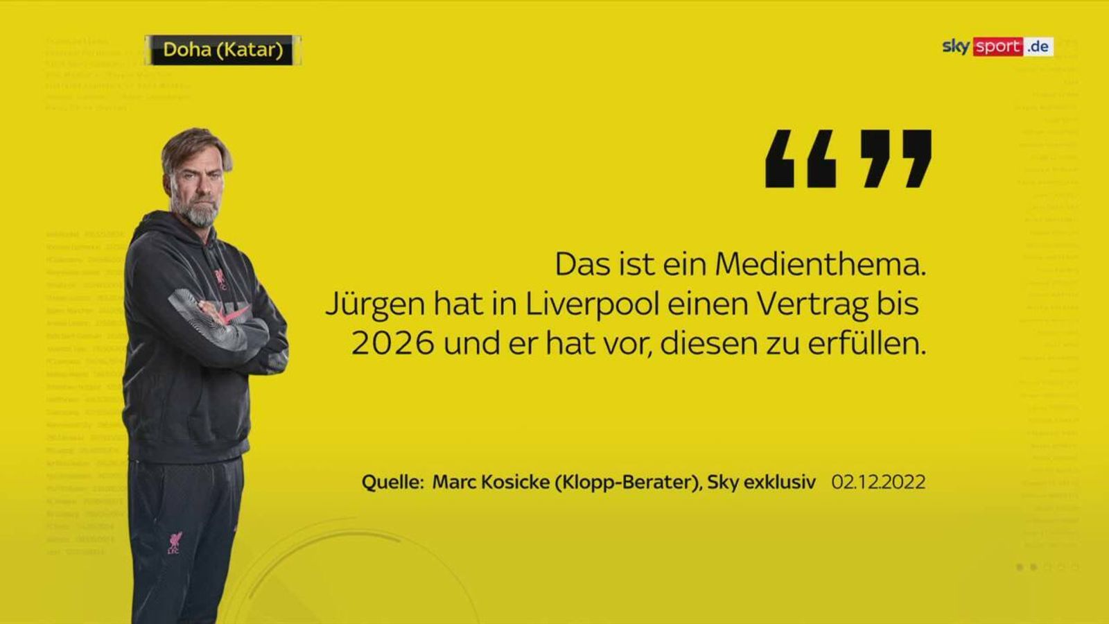 WM 2022: Jürgen Klopps Berater Nimmt Stellung Zu Den Gerüchten Um ...