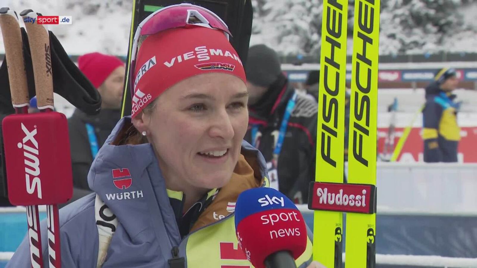 Biathlon Denise HerrmannWick spricht im Interview über ihre Leistung