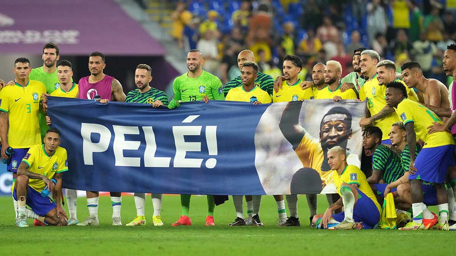 WM 2022 Brasilien-Fans senden erneute Botschaft an Pele Fußball News Sky Sport