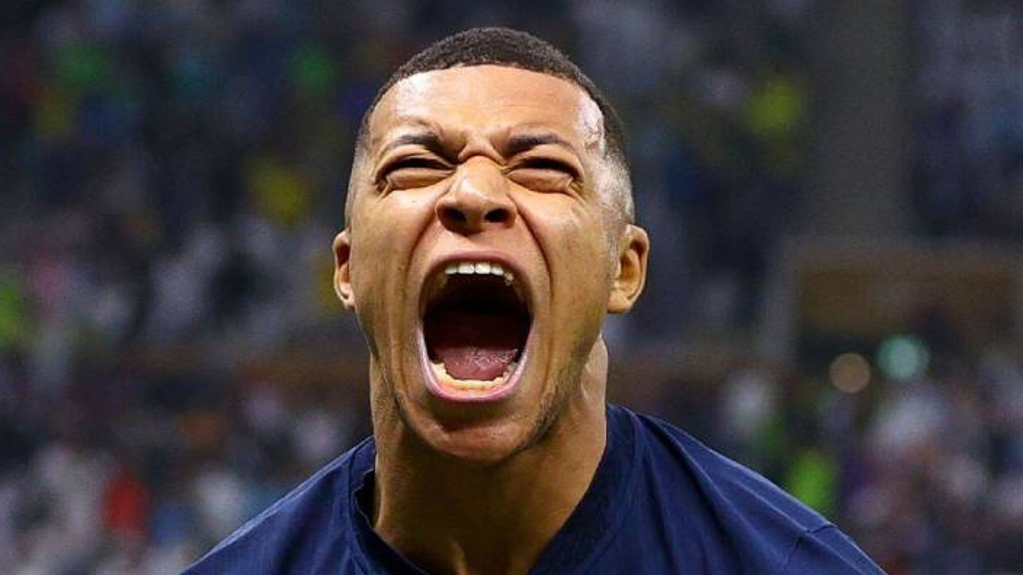 Frankreich Kylian Mbappe Hielt In Der Halbzeit Eine Feurige Ansprache An Sein Team Fußball