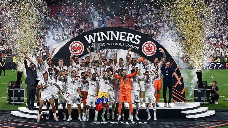 EUROPA-LEAGUE-FINALE: Nach Eintracht Frankfurts mitreißendem Triumpf in der vergangenen Saison findet das Finale der Europa League findet am 31. Mai in Budapest statt. 