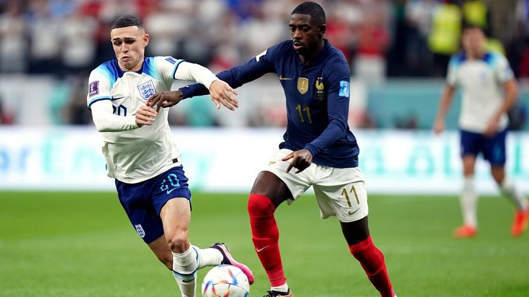 Frankreich im Viertelfinale gegen England im Vorwärtsgang.