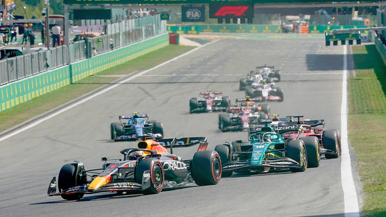 In Spa-Francorchamps wird 2023 erstmals ein Sprint in der F1 gefahren.