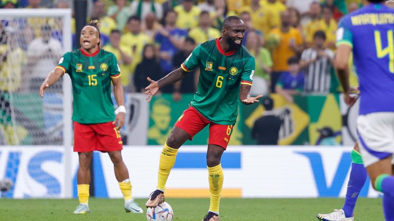 Gegen Brasiliens B-Elf agierte Kamerun über weite Strecken zu ideenlos