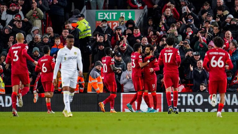 Liverpool - Leeds: 6:0