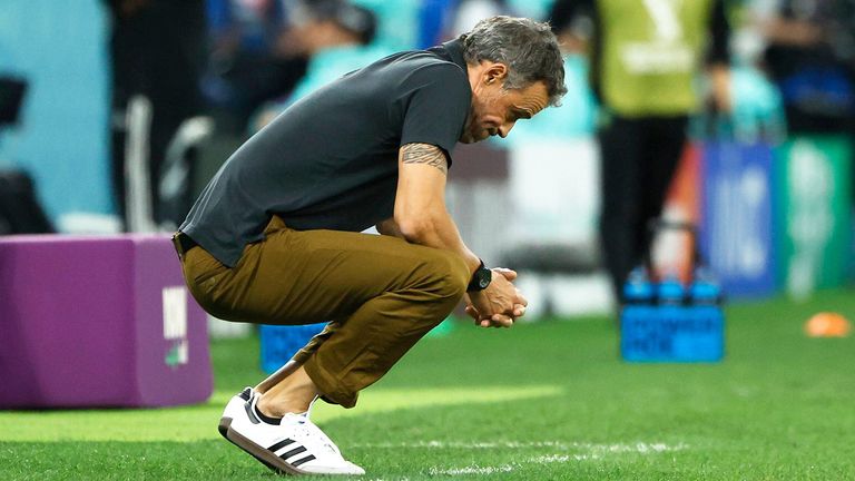 Nach dem Aus im WM-Achtelfinale gegen Marokko: Luis Enrique wird nicht als Nationalcoach Spaniens weitermachen.