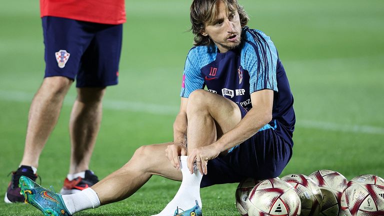 Kroatien-Star Luka Modric bestreitet gegen Marokko sein letztes WM-Spiel.