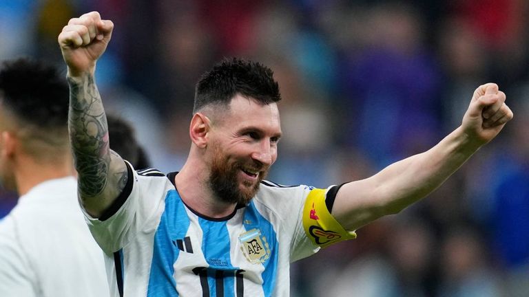 Lionel Messi steht mit Argentinien zum zweiten Mal im WM-Finale.