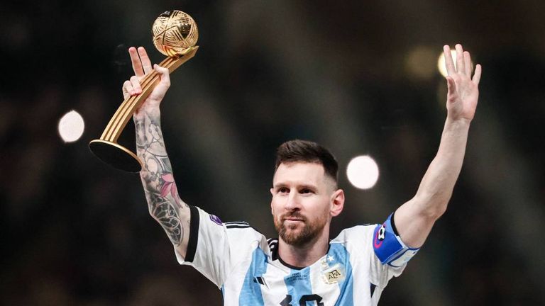 Messi ist der beste Spieler der WM.