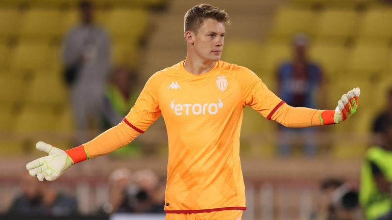 Alexander Nübel ist noch bis Sommer 2023 vom FC Bayern München an die AS Monaco ausgeliehen.