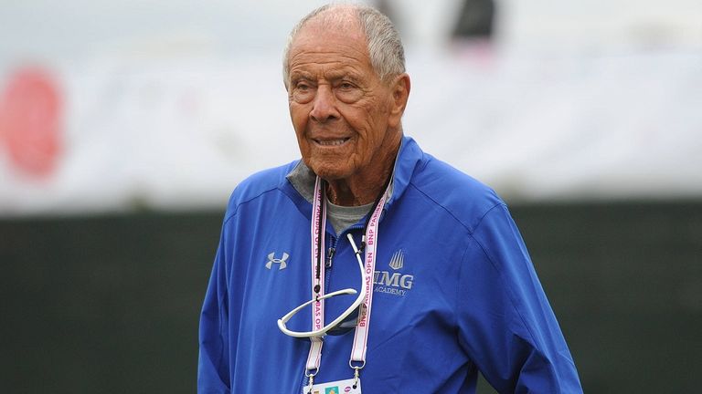 Trainer-Legende Nick Bollettieri wurde 91 Jahre alt.