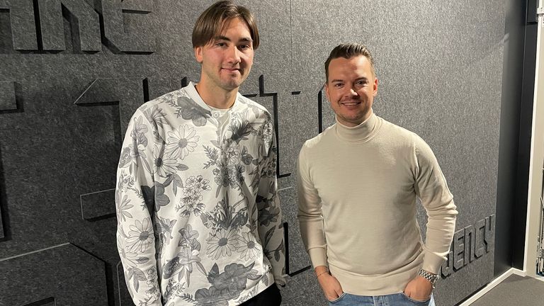 Sky Reporter Florian Plettenberg traf Kroatiens Supertalent Dion Beljo zum Interview in München. 