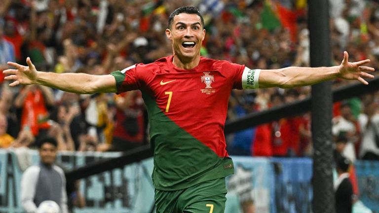 Cristiano Ronaldo war bei der WM in Katar bislang einmal erfolgreich für Portugal.