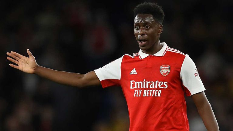 Albert Sambi Lokonga: Kommt vom FC Arsenal und schließt sich auf Leihbasis Crystal Palace an