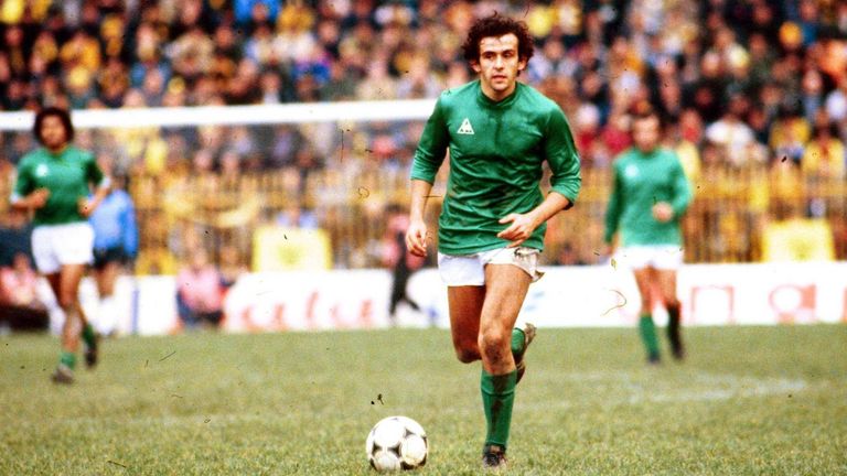 Bereits Legenden wie Michel Platini liefen im grünen Trikot für Saint-Etienne auf.