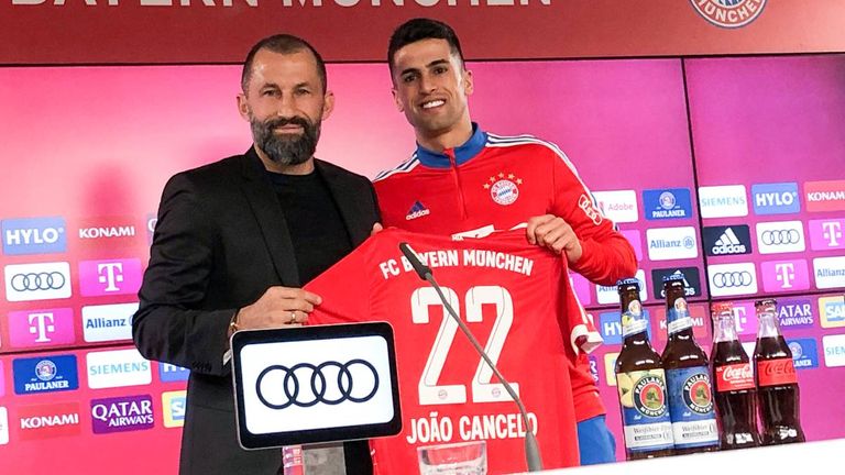 Joao Cancelo (r.) wechselt auf Leihbasis von Manchester City zum FC Bayern.