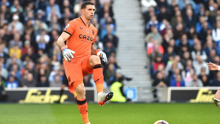 PLATZ 2: Emiliano Martinez (Aston Villa/Argentinien) 110 Punkte