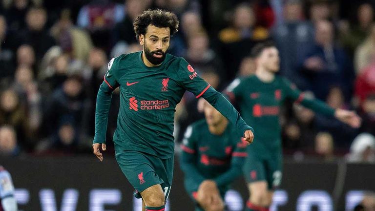 Mohamed Salah und der FC Liverpool sind im ersten Spiel in 2023 beim FC Brentford gefordert.