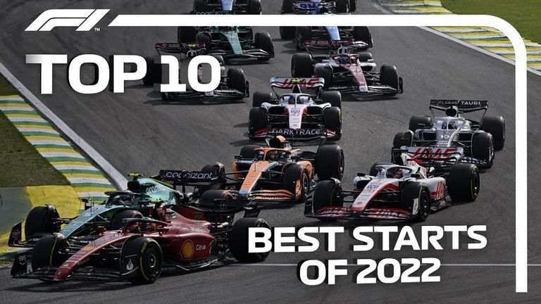 Formel 1: Top 10 Best Starts 2022.