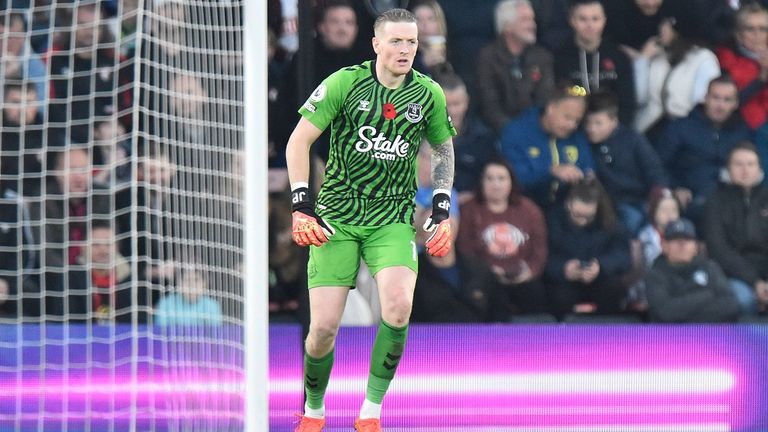 PLATZ 9: Jordan Pickford (FC Everton/England) 5 Punkte