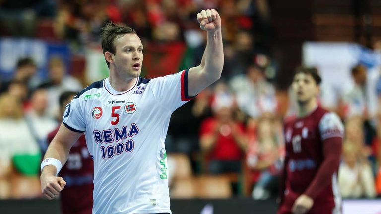 Sander Sagosen und Norwegen stehen im Viertelfinale der Handball-WM.