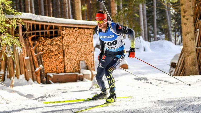 Philipp Nawrath ist bei der Biathlon-WM in Oberhof dabei.