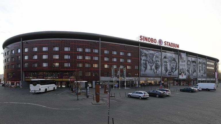 Das Sinobo Stadium in Prag ist 2023 Austragungsort des Europa-Conference-League-Finale, welches am 7. Juni stattfindet. 