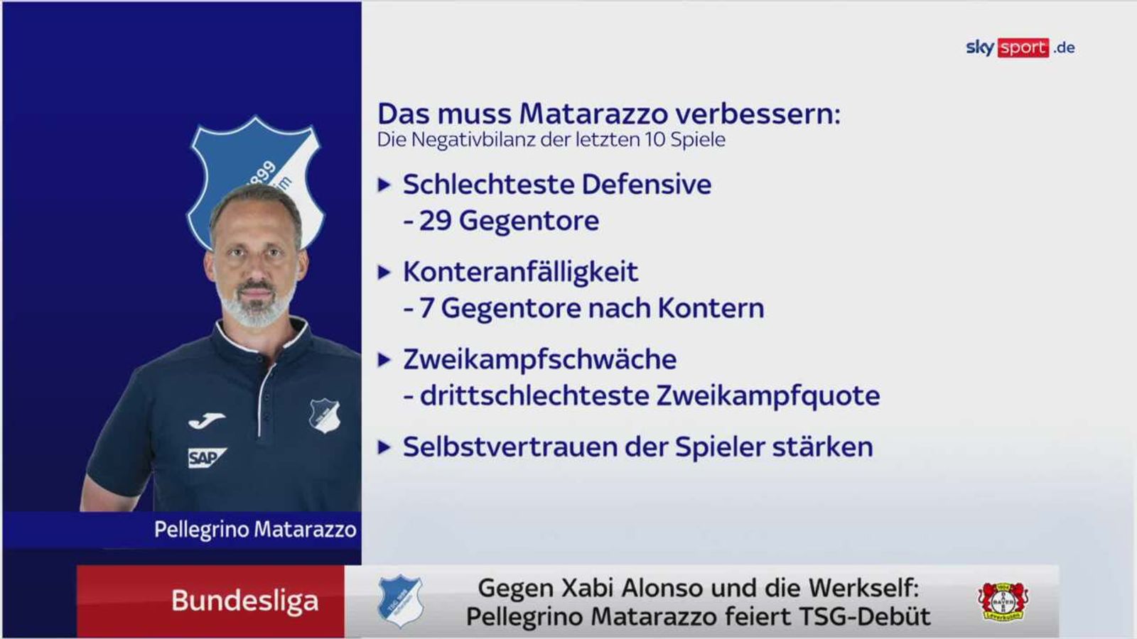 TSG Hoffenheim: Diese Baustellen Muss Neu-Trainer Pellegrino Matarazzo ...