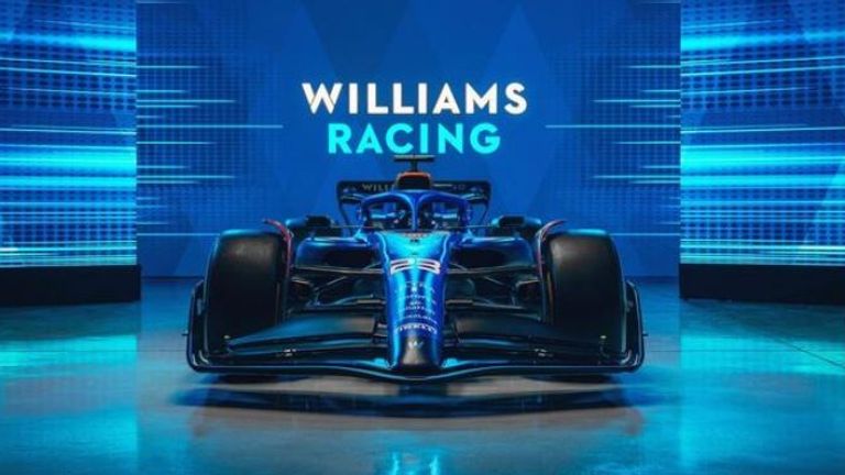 Der neue Williams FW45 (Quelle: Instagram/Williams Racing).