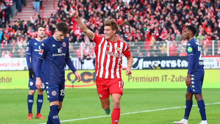 Kevin Behrens schießt das goldene Tor für Union Berlin zum Heimsieg gegen den FSV Mainz 05.