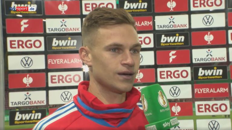 Joshua Kimmich lobt Neuzugang Joao Cancelo nach dessen Debüt für den FC Bayern.