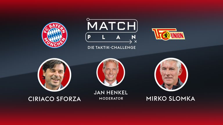 Matchplan - die Taktik-Show zum 22. Spieltag zwischen Bayern und Union. 
