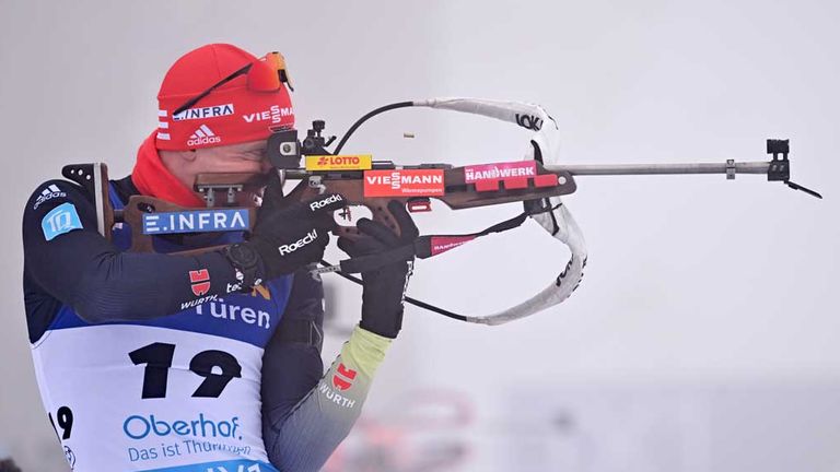 Roman Rees schoss im WM-Sprint gleich viermal daneben.