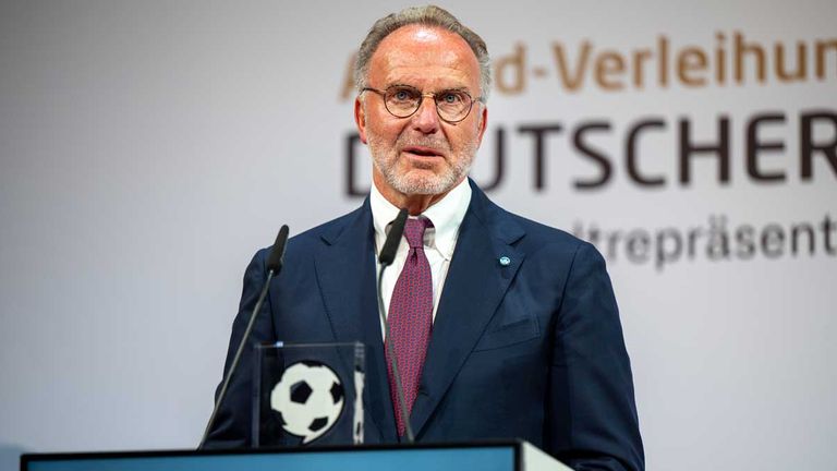 Katl-Heinz Rummenigge kritisiert den englischen Transfermarkt.