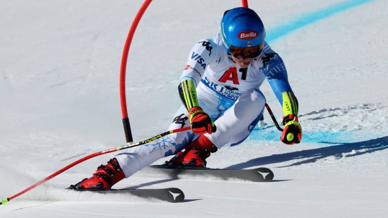 Ski-Superstar Mikaela Shiffrin hat zuletzt WM-Silber im Super-G gewonnen.