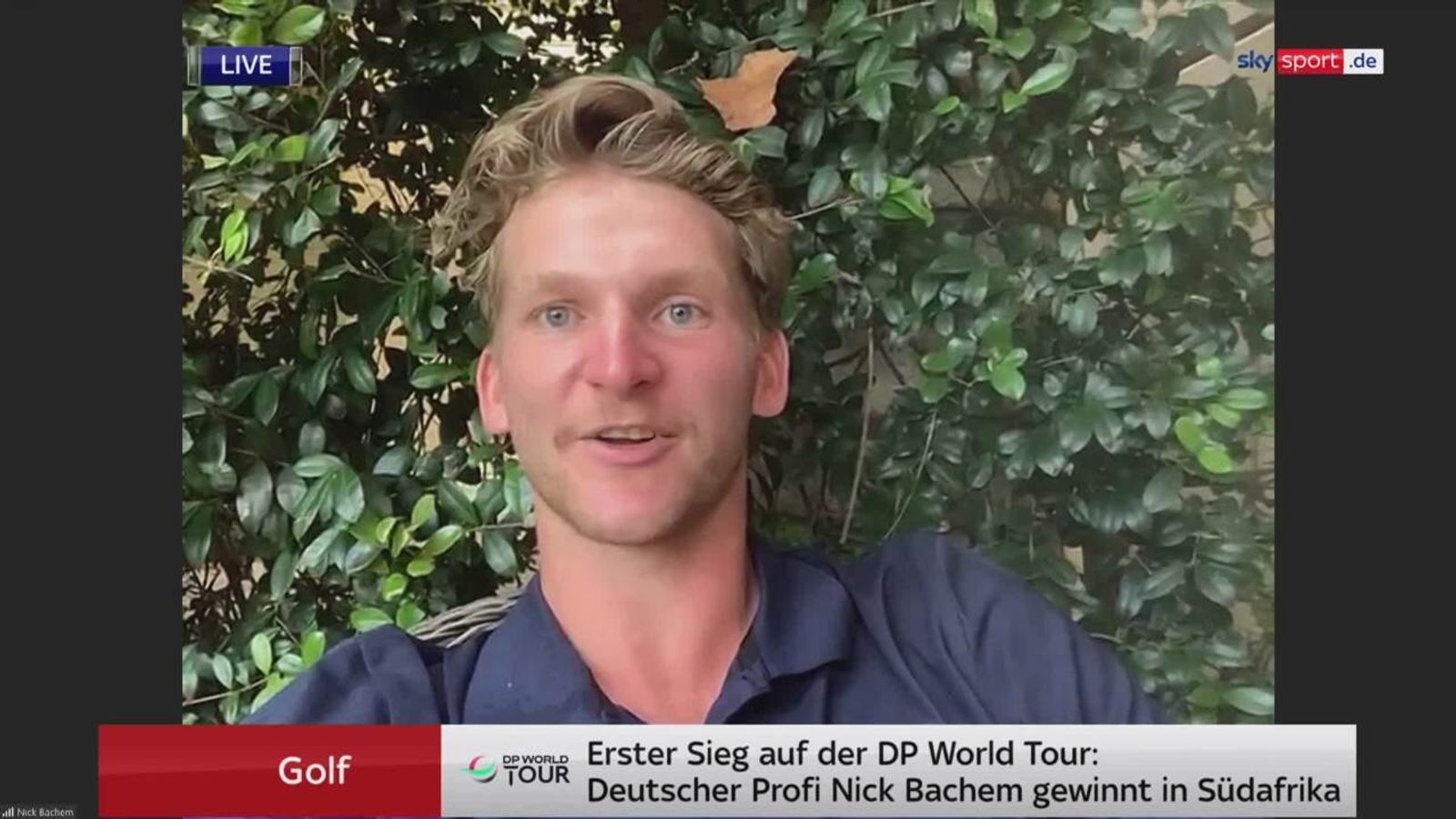 Golf Deutscher Profi Nick Bachem feiert ersten Erfolg bei DP World Tour in Südafrika Golf News Sky Sport