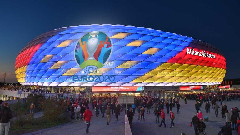 Auch in der Münchner Allianz Arena werden bei der EM 2024 Spiele stattfinden.
