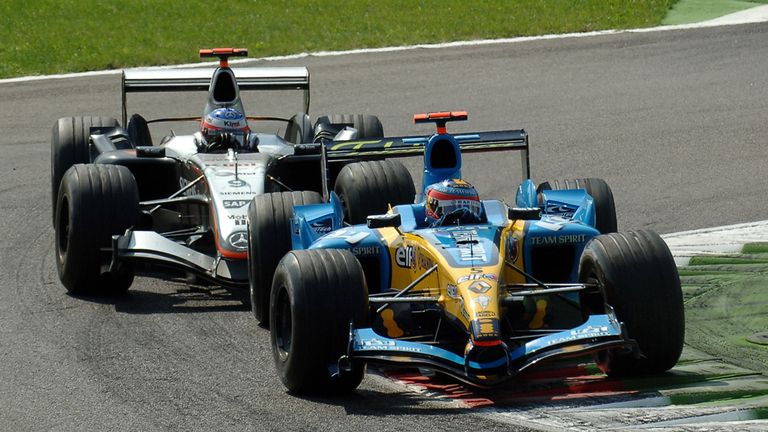 Saison 2005 | Weltmeister: Sebastian Vettel (Renault/133) - Vize-Weltmeister: Kimi Räikkönen (McLaren-Mercedes/112).