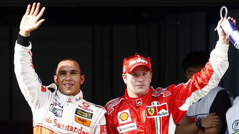 Saison 2007 | Weltmeister: Kimi Räikkönen (Ferrari/110) - Vize-Weltmeister: Lewis Hamilton (McLaren-Mercedes/109).