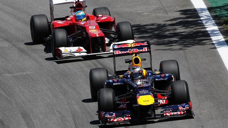 Saison 2012 | Weltmeister: Sebastian Vettel (Red Bull/281) - Vize-Weltmeister: Fernando Alonso (Ferrari/278).