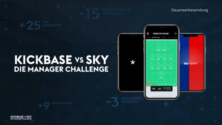 Bencz & Titi von Team Kickbase vs. Team Sky!
Wie immer die Frage: Wer macht die beste Bundesliga-Aufstellung? 
Sei dabei in der Challenge!